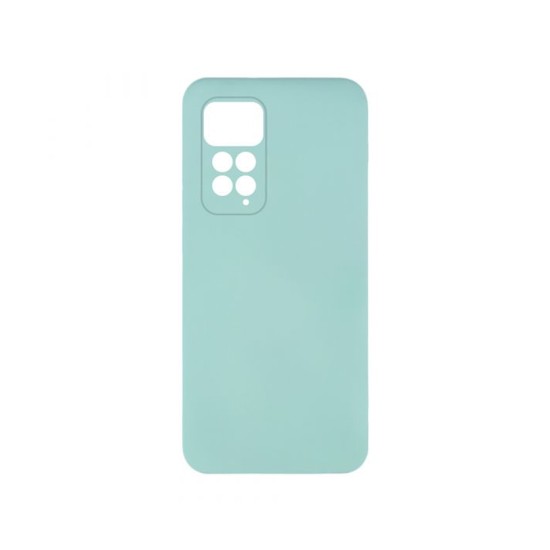 Capa de Silicone com Moldura de Câmera para Xiaomi Redmi Note 11 Pro Verde